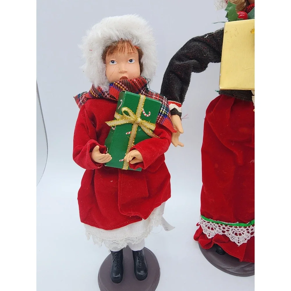 Dennis East International Christmas Morning Carolers Set of 3 Figurines 11 inch